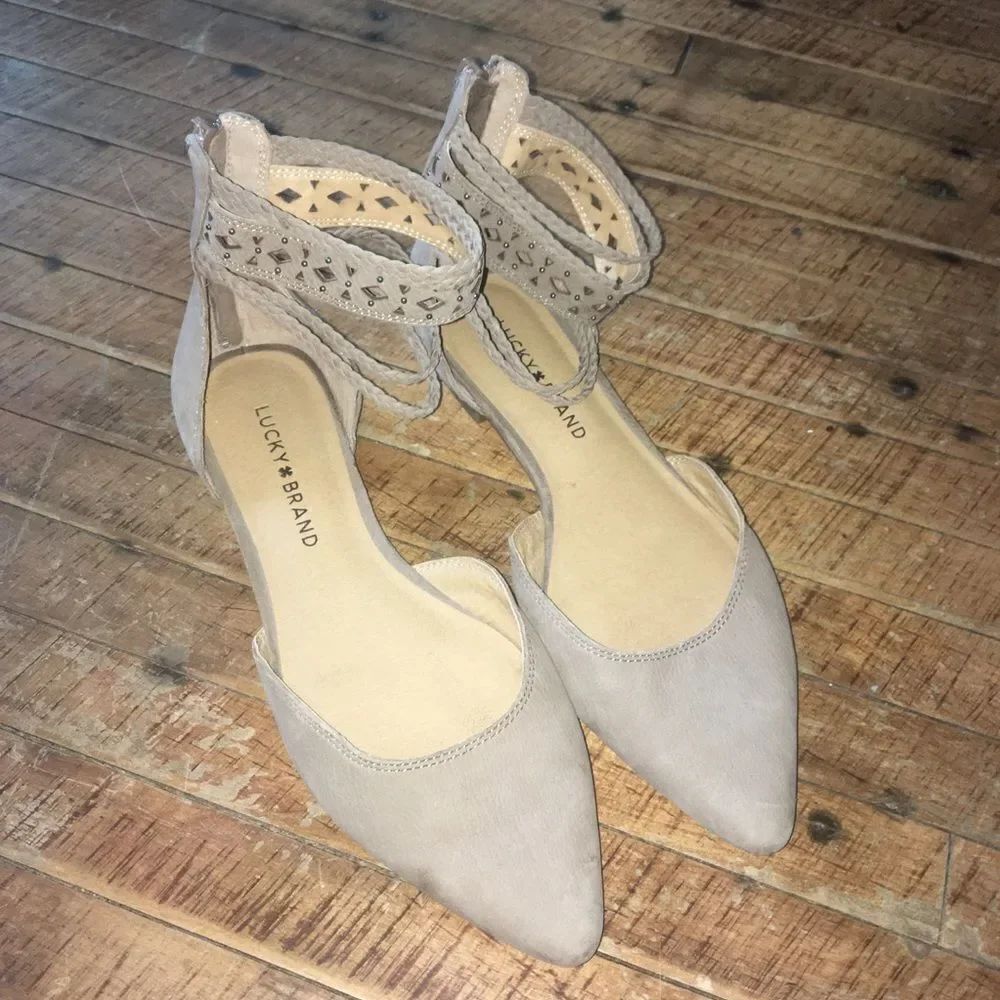 Lucky Brand slingback pointy toe size 7.5 flats